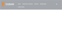 Tablet Screenshot of fototecnia.com.mx